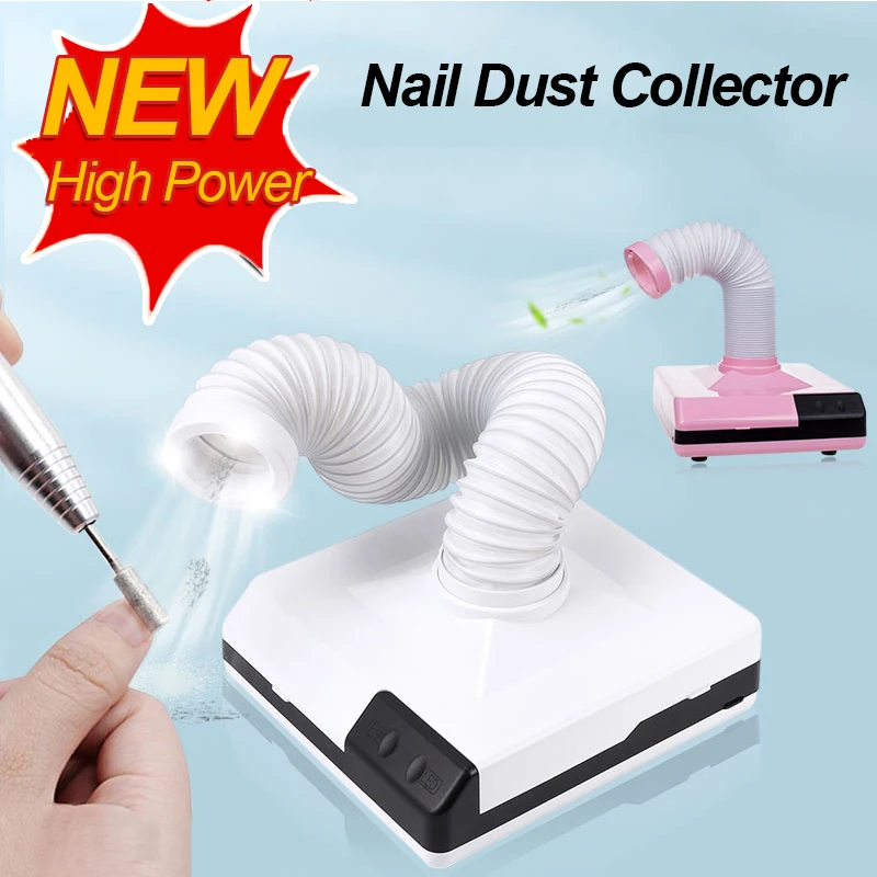 65W Powerful Nail Dust Collector Machine For Manicure Nail Vacuum