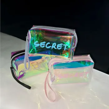 

Wholesale High Quality Waterproof Makeup Bag Women Cosmetic Bag Lady Cheap Phone Bag Fashion Cute Bag Jelly bag Dropshipping