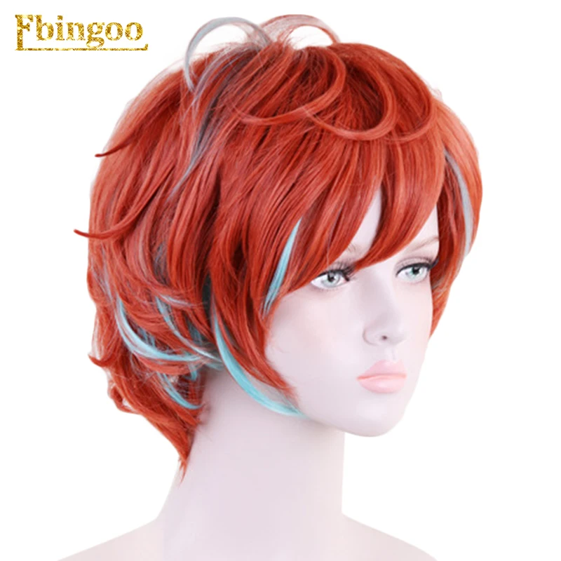 Ebingoo дивизия рэп битва гипноз MIC Doppo KannonzaKa Amemura Ramuda короткие прямые синтетические косплей парик для костюма Вечерние
