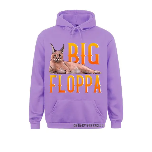 Big Floppa Meme Cute Caracal Cat Premium Camiseta, Negro, S