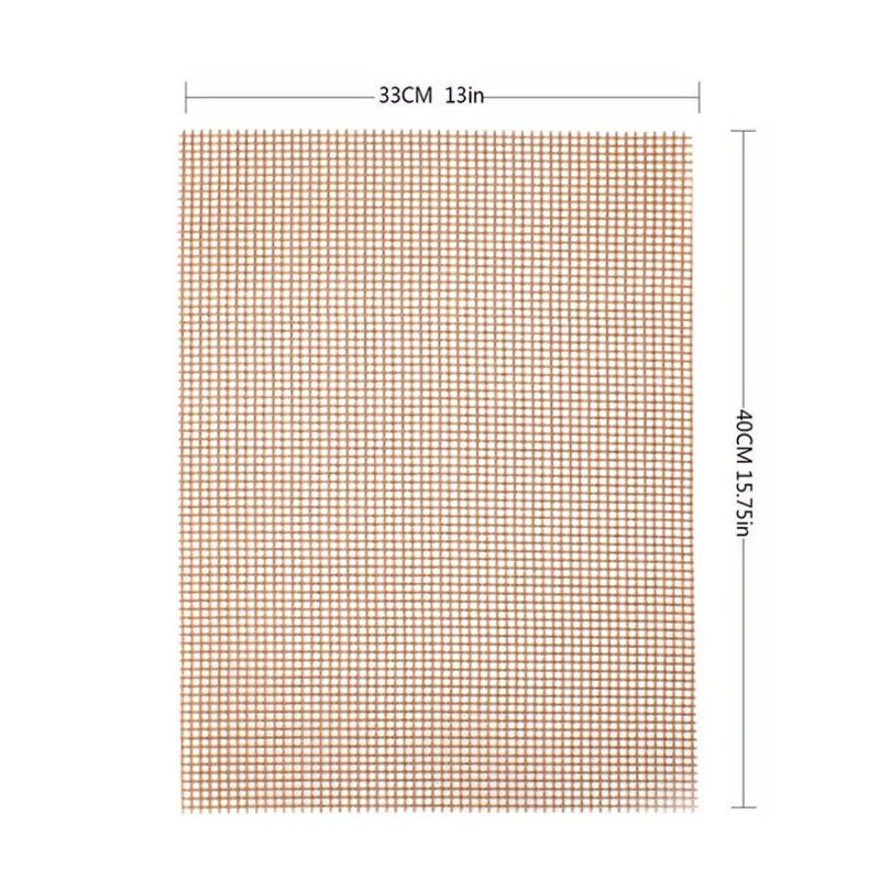 Подстилка для барбекю и гриля Инструменты для барбекю высокотемпературные стекловолокно для кемпинга принадлежности для пикников барбекю гриля коврик антипригарный 40*33 см