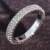 Luxury 925 Sterling Silver Wedding Band Eternity Ring For Women Big Gift For Ladies Love Wholesale Lots Bulk Jewelry 44