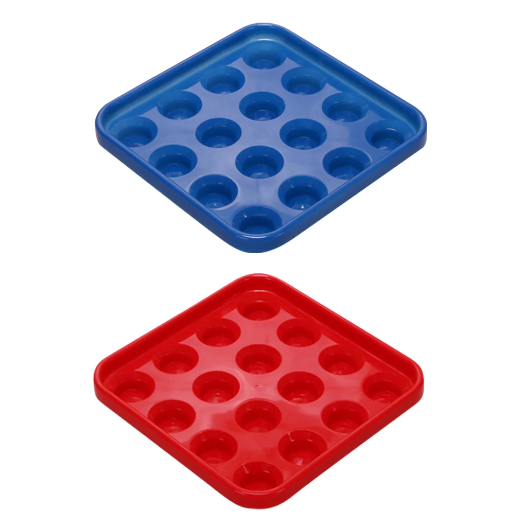 2Pcs Billiards Snooker Pool Ball Tray For 16 Balls, 2