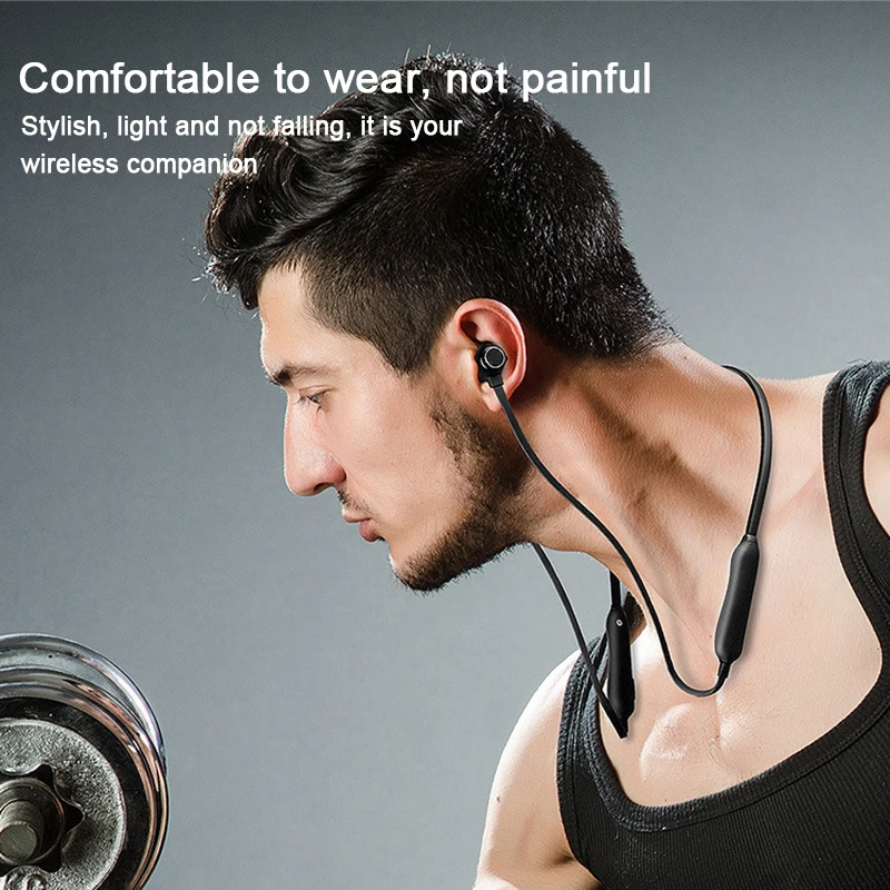 Magnetic Wireless Bluetooth Earphone Stereo Sports Headphone Waterproof Earbuds Headset with Micphone for Xiaomi HUAWEI Iphone