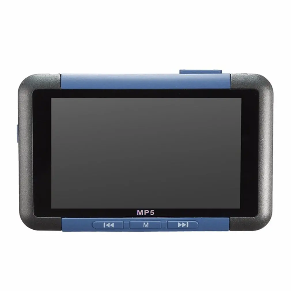 MP5 плеер 3 ''тонкий ЖК-экран музыкальный видеоплеер рекордер электронная книга читатель fm-радио MP4-плеер поддержка 32 Гб музыкальный плеер - Цвет: blue  16GB