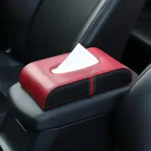 Коробка для салфеток из искусственной кожи Автомобильный держатель для салфеток держатель для хранения Коробка для автомобиля универсальные аксессуары для сидений Подходит для BMW