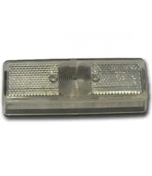 

Piloto rectangular blanco