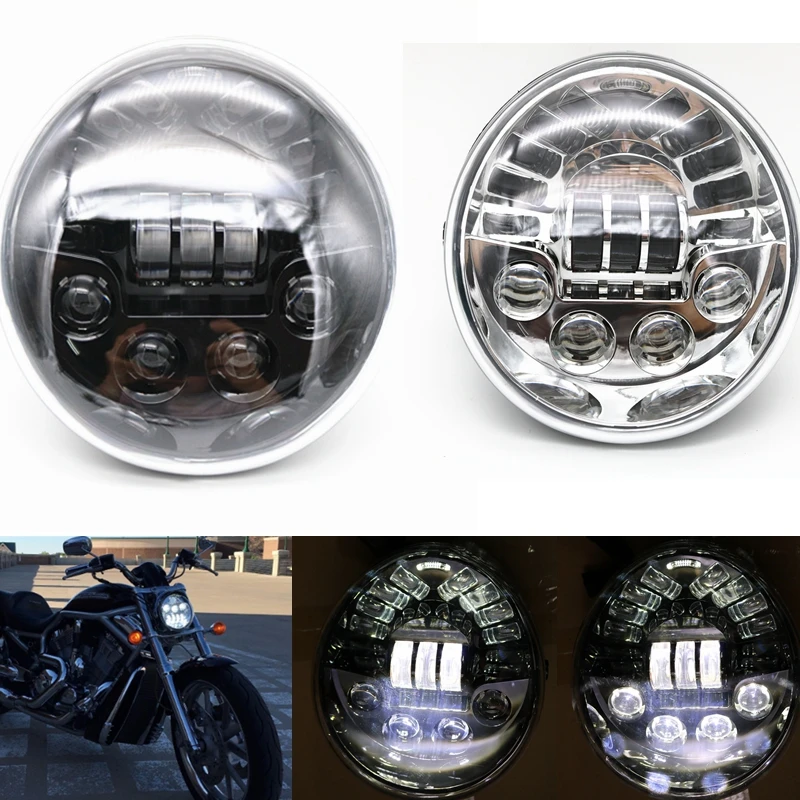 V-rod Headlight LED Headlight For Harley Davidson VRSCA V-Rod VRod.jvg