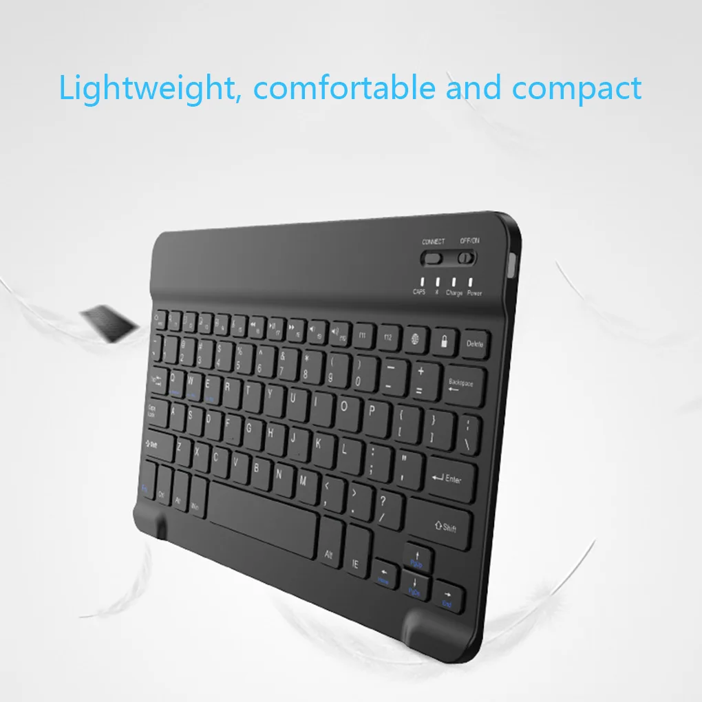 Портативная ультра-тонкая беспроводная клавиатура Bluetooth 3,0 клавиатура для iPad серии iOS система для ноутбука планшета