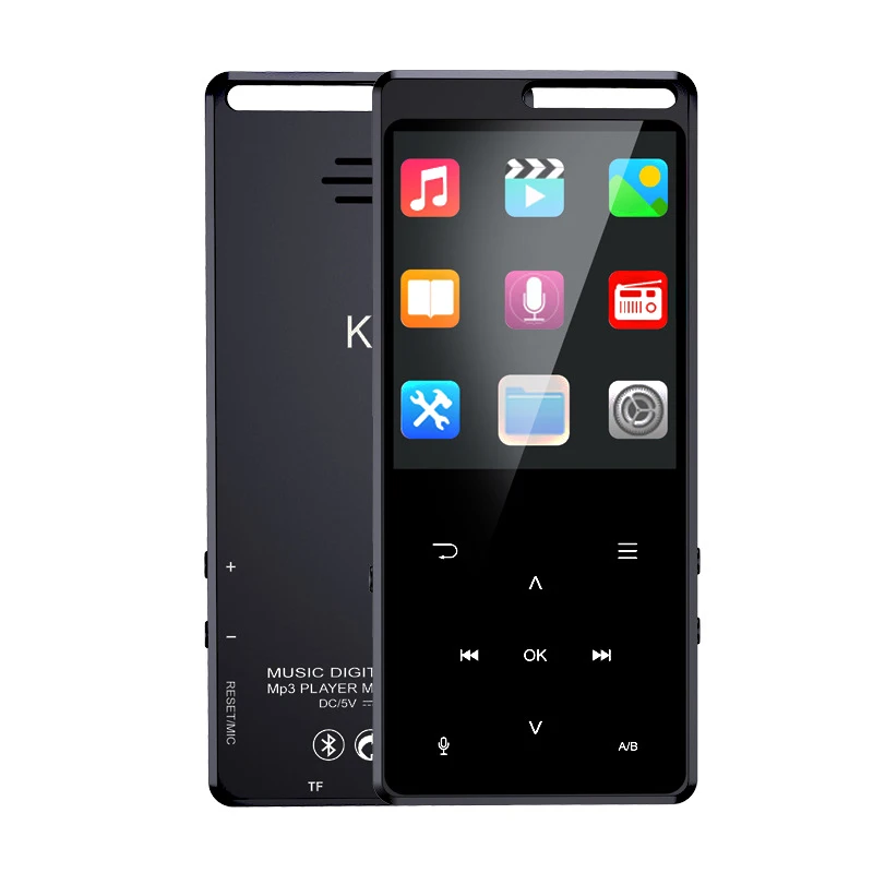 

K7 8GB 2.4inch bluetooth Lossless MP3 MP4 Music Video Player Built-in Speaker Recording Ebook Storage Card