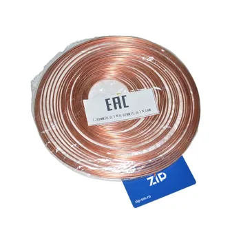 

Tube copper капиллярная 1,87X0,600x15 m бухтах (0,670mm) трух 001