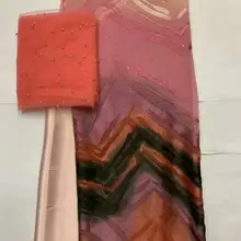 Натуральная шелковая ткань с африканскими камнями кружевная ткань высокое качество кружева атласное платье материал шарф из тюли 7 ярдов/лот