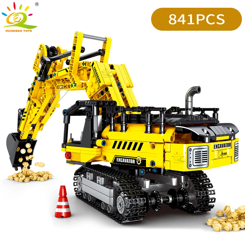 Excavator Car Compatible With Legoing Technic 720Pcs Truck Model Building Blocks