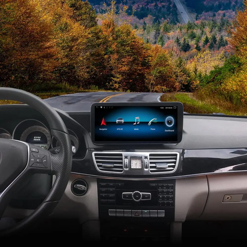 Discount Android 8.1 Car Dvd Navi Player FOR BENZ E-class W212 sedan E200 E230 car Monitor audio gps stereo auto all in one 5