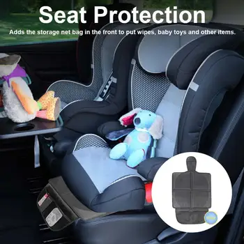 

Car Seat Protector Anti Slip Durable Car Seat Protection Pad With Storage Pocket Universal For Most Car Models