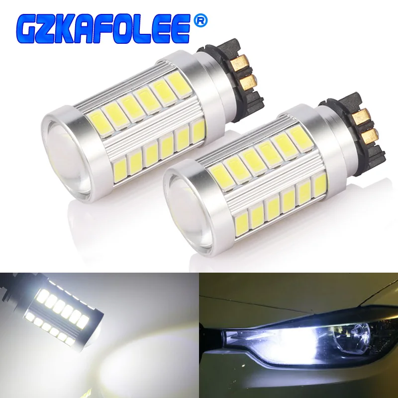 GZKAFOLEE Canbus PW24W светодиодный PWY24W лампы для Audi Skoda BMW Volkswagen указатели поворота или