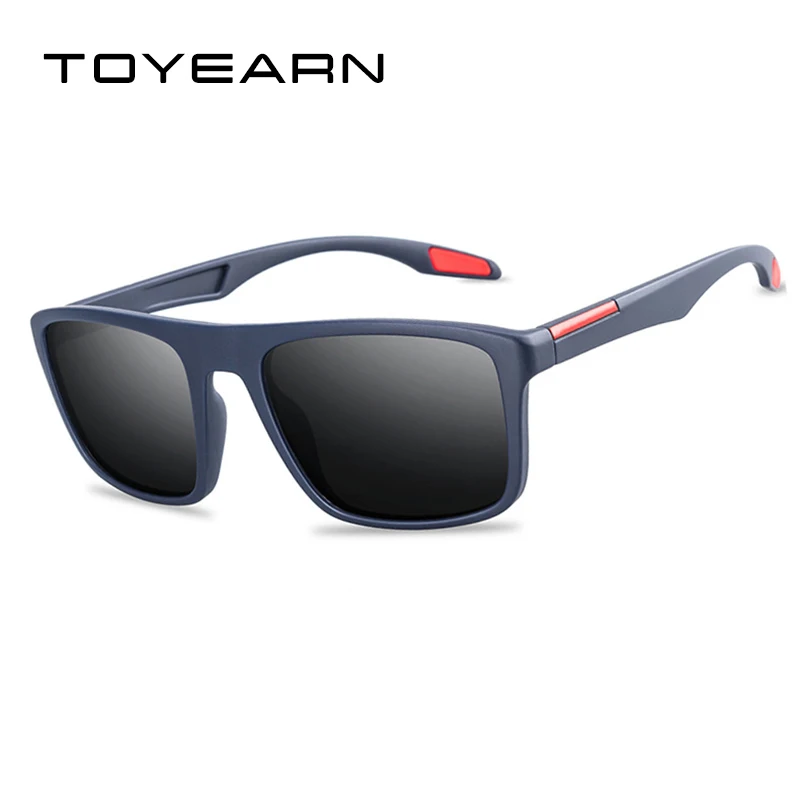 TOYEARN New Classic Vintage Polarized Sunglasses Men Fashion Brand Designer Driving Goggle Sun Glasses For Male UV400