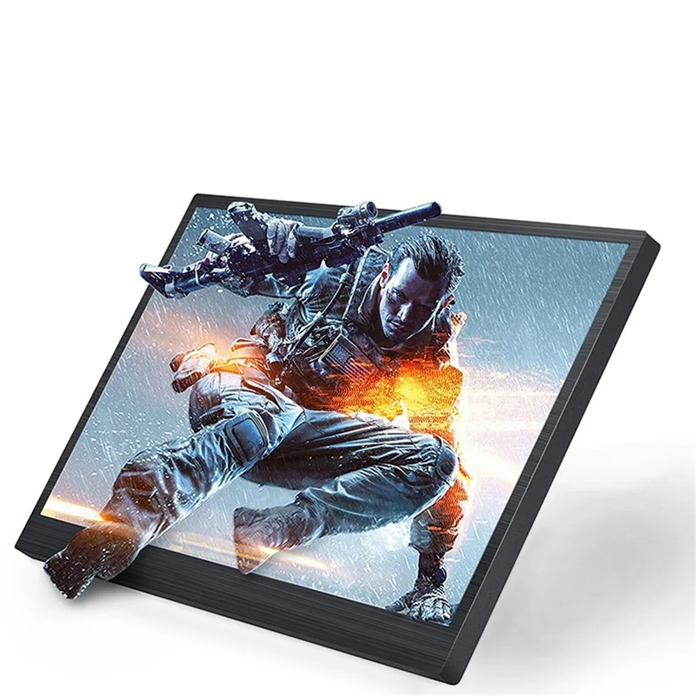  Portable display monitor 1024*600 LCD monitor full view HDMI VGA AV industrial Capacitive 10 inch L