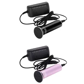 

Eu Plug Upgraded Electric Foot Callus Remover With 60Pcs Replacement Sandpaper Discs,2.5X Powerful Electronic Foot File Pedicure