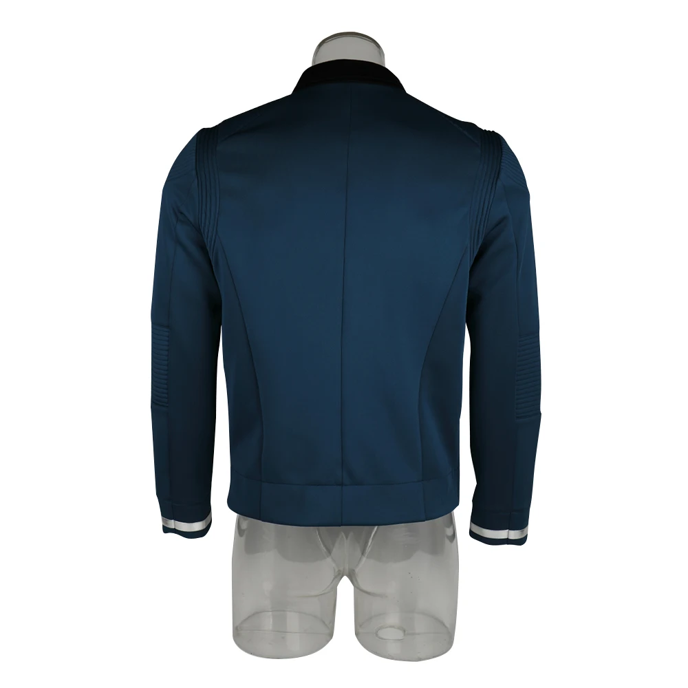 Star Trek Discovery Season 2 Starfleet Captain Kirk Uniform A Set of Shirt Pants Badge Costumes Men Top Adult Cosplay Costume (6)