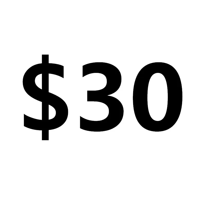 

30 USD Дополнительная плата
