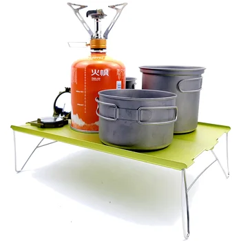 

3PCS Furniture Folding-Table Lightweight Aluminum-Plate Barbecue Picnic Outdoor Mini Camping