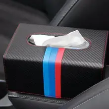 Черный углеродного волокна с одноразовыми салфетками 3M Цвет кожаная нашивка Бумага полотенце держатель чехол