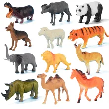 Напрямую от производителя Статуэтка дикого животного детская Имитация животных серии 40 полые модели животных украшения