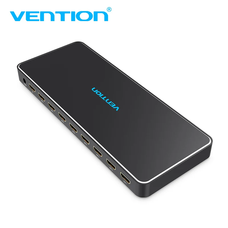 Vention HDMI сплиттер 1 в 8 выход 4 к 1x8 сплиттер HDMI переключатель адаптер с блоком питания для ТВ PS3/4 ноутбука HDMI сплиттер