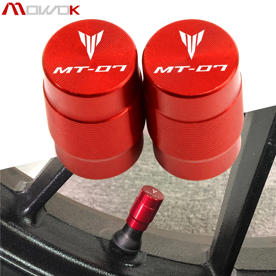 

For YAMAHA MT07 MT-07 FZ07 FZ 07 Motorcycle CNC Aluminum Accessorie Wheel Tire Valve Stem Caps CNC Airtight Covers