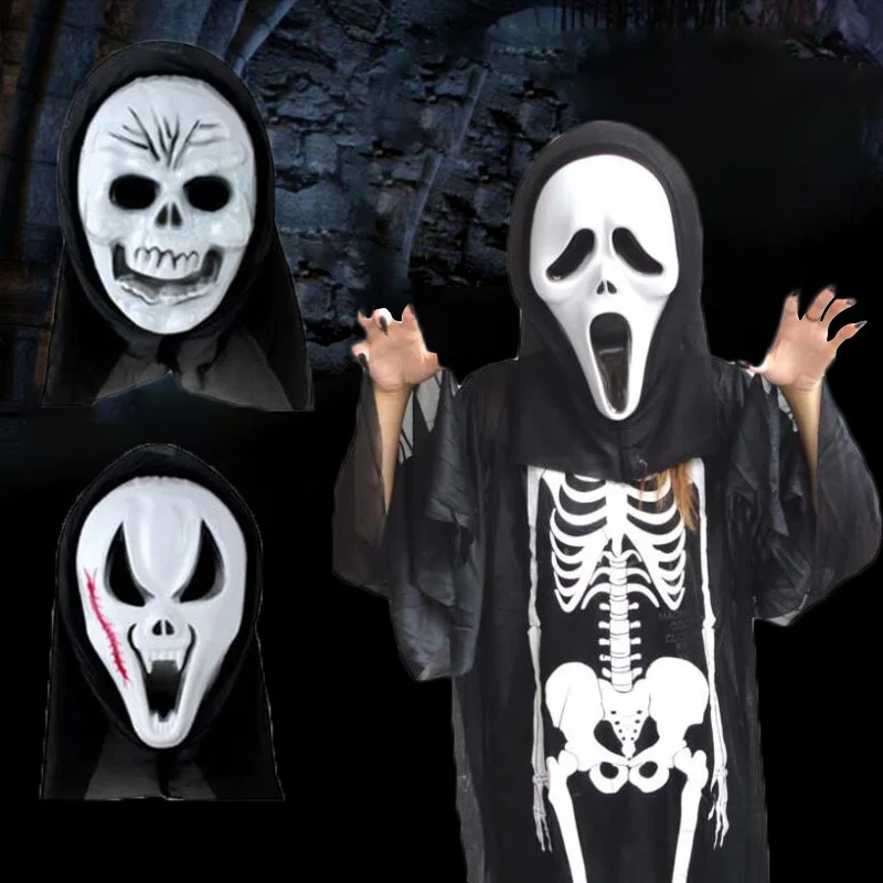 

Halloween Ghost Skull Skeleton Mask Full Face Party Scary Toy Trick Funny