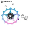 MEROCA Mountain Bike Road Bicycle 11T 13T Aluminum Jockey Wheel Rear Derailleur Pulley Steel Bearing Guide ► Photo 3/6