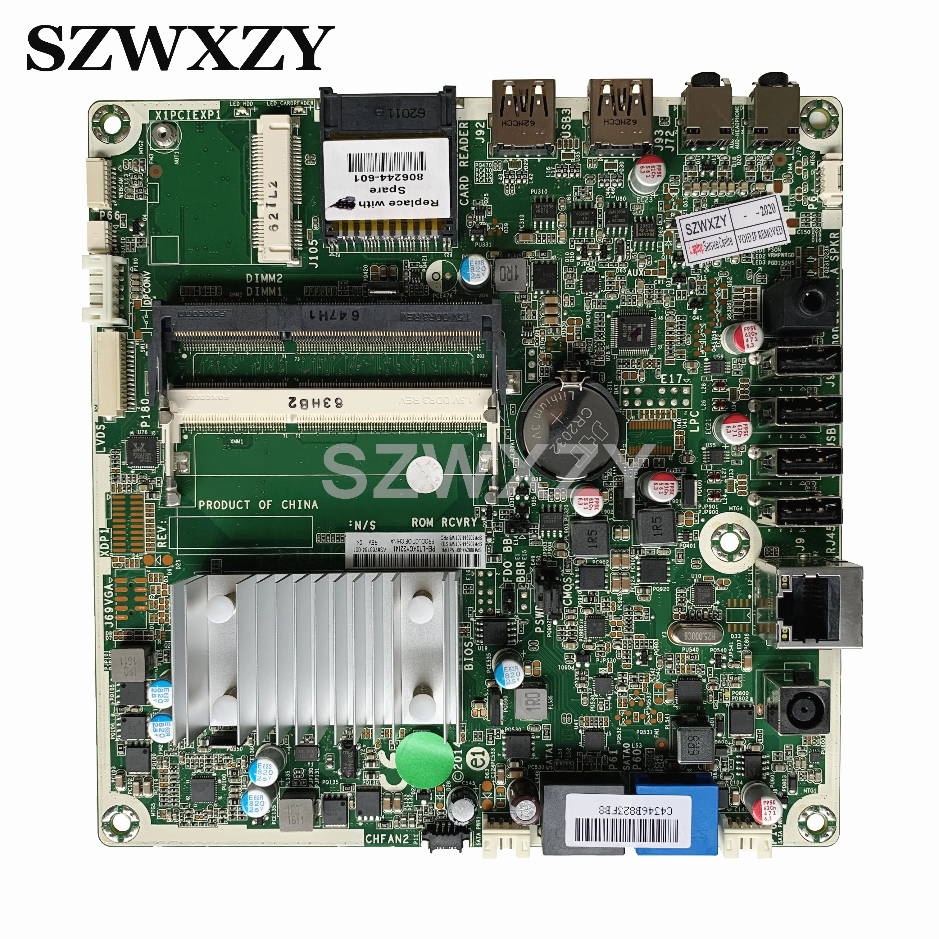Для hp 205 G2 материнская плата AIO 806244-001 751275-001 728601-001 768784-001 аккумулятор большой