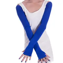 Унисекс Мода Открытый длинный рукав сплошной защиты от солнца, для рук с защитой от ультрафиолета рукава 20-36 см/7,9-14,2 дюйма