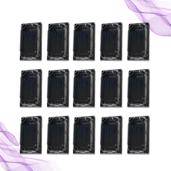 

100PCS Disposable Sushi Packing Box Fruit Cake Carry Out Container Rectangle Take Out Boxes (Black)