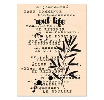 

french Clear Silicone Stamp / seal for DIY Scrapbooking / Album Decorative Clear Stamp Sheets A039