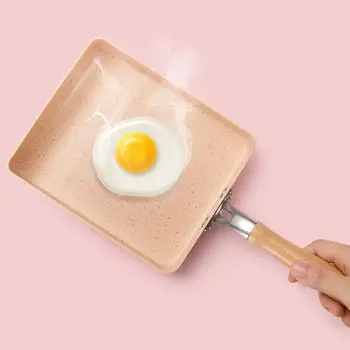 

Japanese Style Jade Pot Nonstick Frying Pan Maifan Stone Steak Pancake Pan Household Induction Cooker Gas Stove Aluminum Alloy