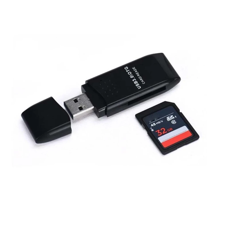 Type C USB 3,0 SD Micro SD TF кард-ридер для ПК ноутбука Macbook S8 G6 G5 Android - Цвет: Black