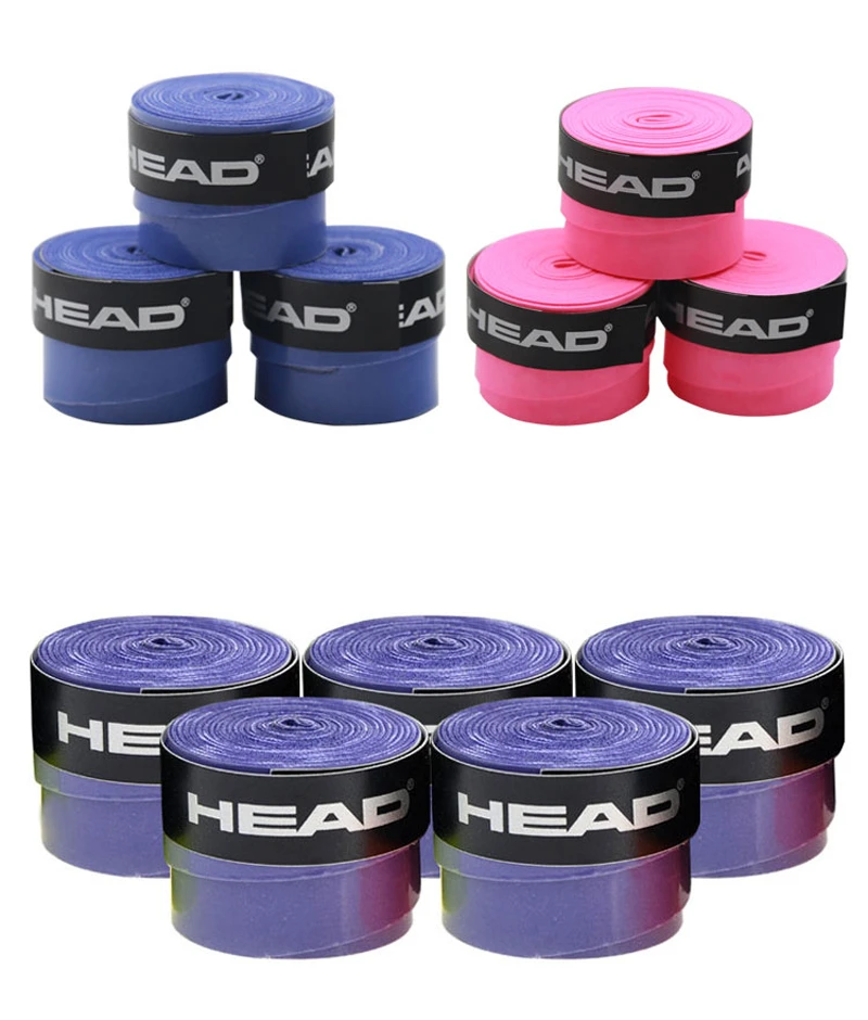 Tennis Overgrip 10Pcs Original HEAD Tennis Grip Overgrip Tennis Racket Grip Padel Racket Badminton Overgrip Beach