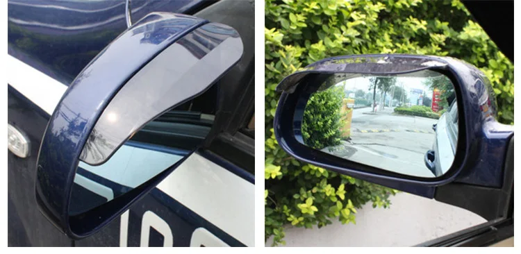 MoFan car rearview mirror rain eyebrow visor sunshade car protection cover thickening car rain cover 2 piece