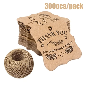 

Kraft Olive Branch Christmas Tags Thank You Tag Handmade Gift Labels for DIY Crafts Packaging Clothing Garment Tags 300pcs Lot