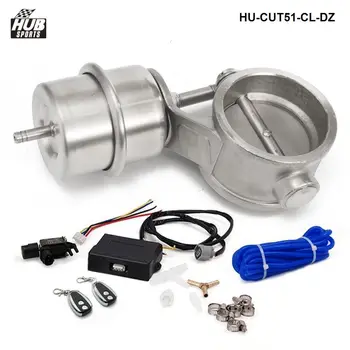 

2''51mm Closed Vacuum Exhaust Cutout Valve with Wireless Remote Controller Set For Scion FRS For Toyota HU-CUT51-CL-DZ