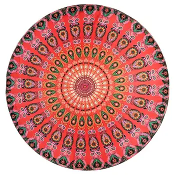

Round Mat Scarve Mandala Tapestry Beach Picnic Throw Rug Blanket Bohemia Grassplot Mats B88