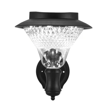 

New Outdoor 8 LED Solar Wall Light Lamp Solar Power Palace Design Solar Garden Light