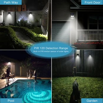 

30 LED Solar Light Outdoor Solar Lamp Powered Sunlight Waterproof Infrared Sensor Street Light For Garden Decoration