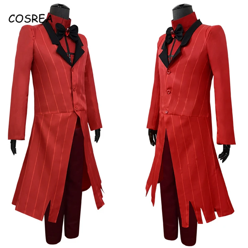 Костюм для косплея аниме хамбин красное пальто + топ брюки галстук костюм