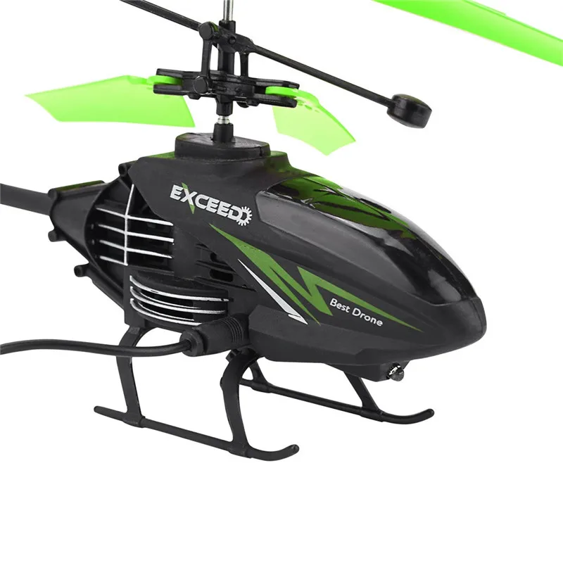 Mini RC Infraed Induction Helicopter Aircraft Flashing Light Toys mini drone Christmas Gift #4D20 (20)