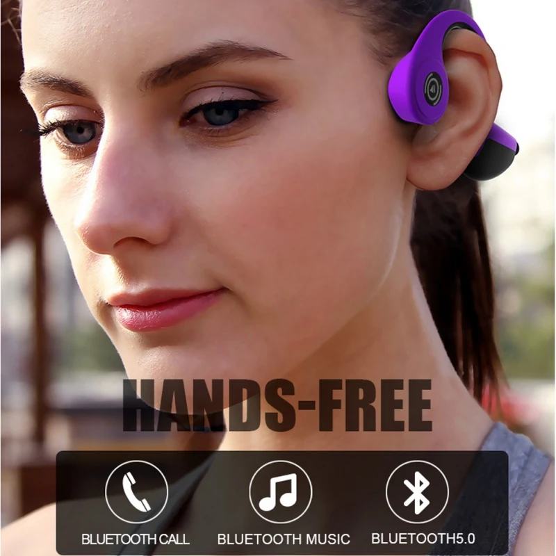 Z8 наушники Bluetooth 5,0 костная проводимость гарнитуры Беспроводные спортивные наушники гарнитура поддержка дропшиппинг