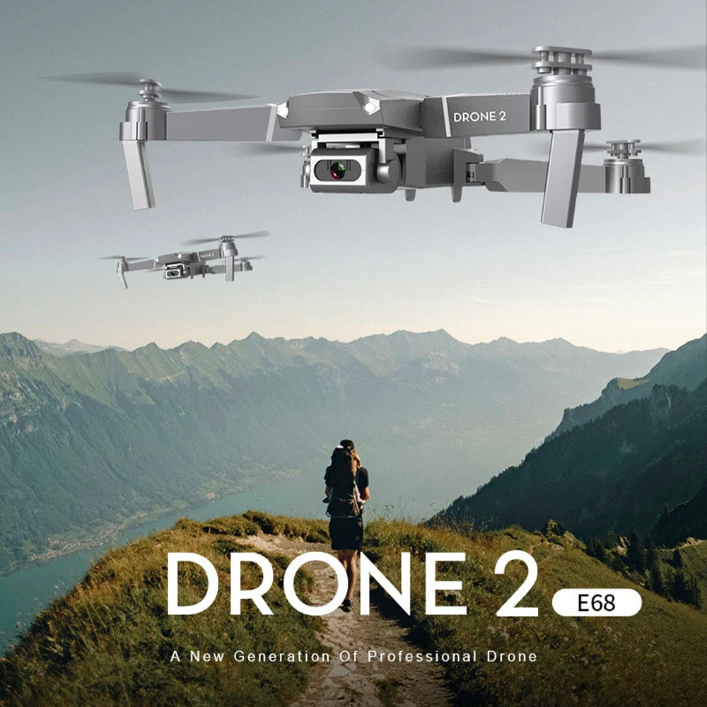 

E68 Drone Profession 4K Newest WIFI FPV Drones video live Recording Quadcopter Height maintain Folding Drone Camera Drone Toys