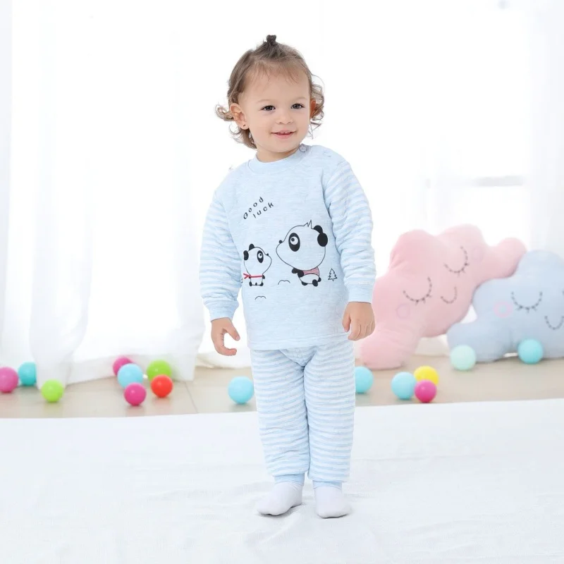 Autumn newborn baby boys girls clothing pajamas sets infant baby boys girls clothes sets I Love Mama outfits cotton sports suit